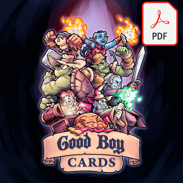 Print N' Play Good Boy Cards (PDF)